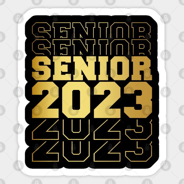 Senior 2023, Class Of 2023 Senior Graduation Sticker by Zakzouk-store